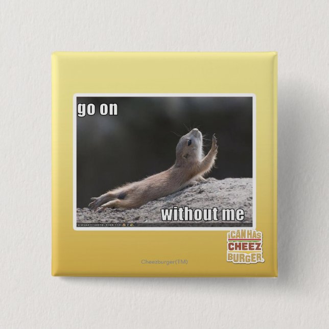 Auf withouth gehe ich button (Vorderseite)