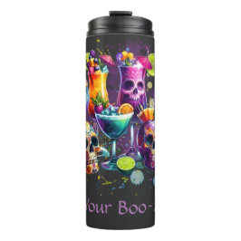 Auf Wunsch können Sie zu Halloween trinken Thermosbecher