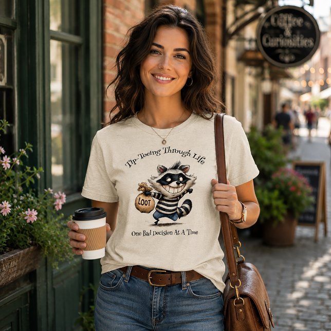 Auf Zehenspitzen durchs Leben Tri-Blend Shirt (Von Creator hochgeladen)