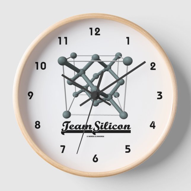 Aufbau der Zellstruktur der Silicon-Einheit Uhr (Vorderseite)