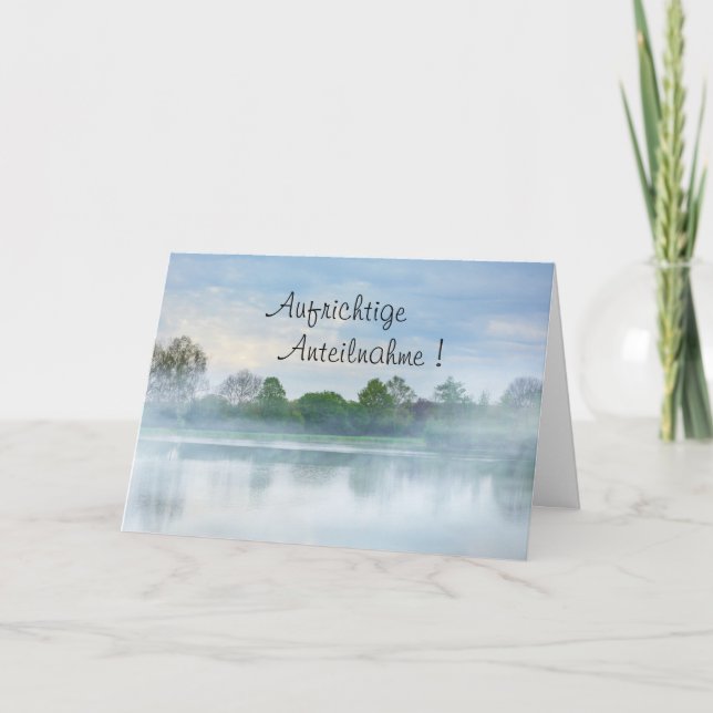 Aufbel Becmit See und Nebel Karte (Vorderseite)