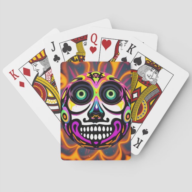 Aufblähende Todesrate Spielkarten (Rückseite)