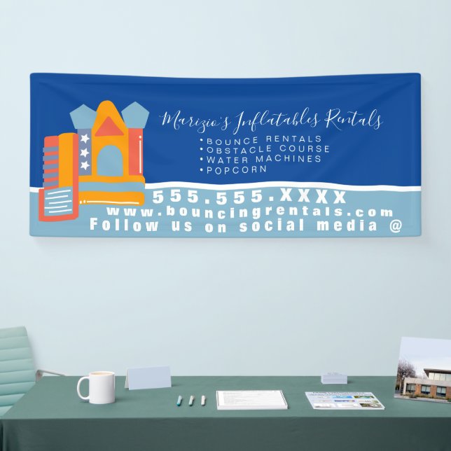 Aufblasbare Castell Jump House Bounce Party Rental Banner (Messe)