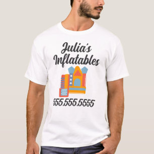 Aufblasbare Castell Jump House Bounce Party Rental T-Shirt