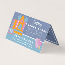 Aufblasbare Castell Jump House Bounce Party Rental Visitenkarten