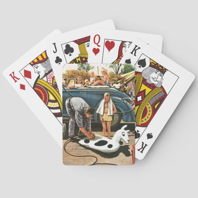 Aufblasen des Strand-Spielzeugs Spielkarten (Rückseite)