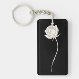 Aufblühende Rose - Geburtstagsgeschenk Schlüsselanhänger