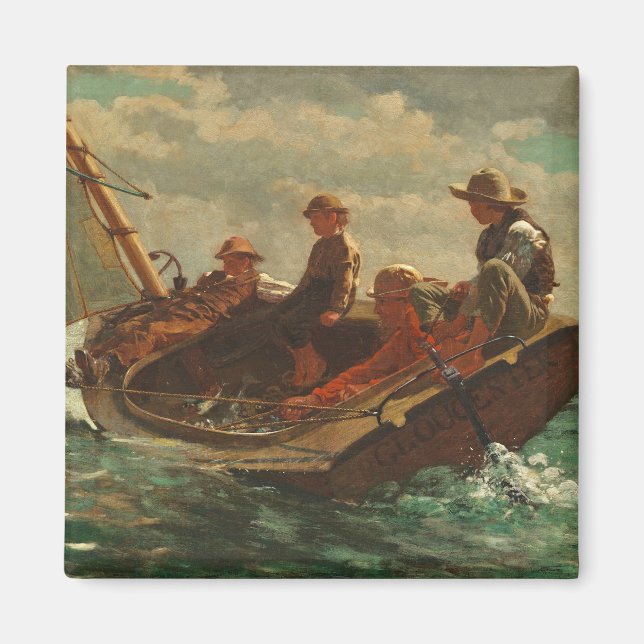 Aufbrechen (ein fairer Wind) 1873-76 Magnet (Vorne)