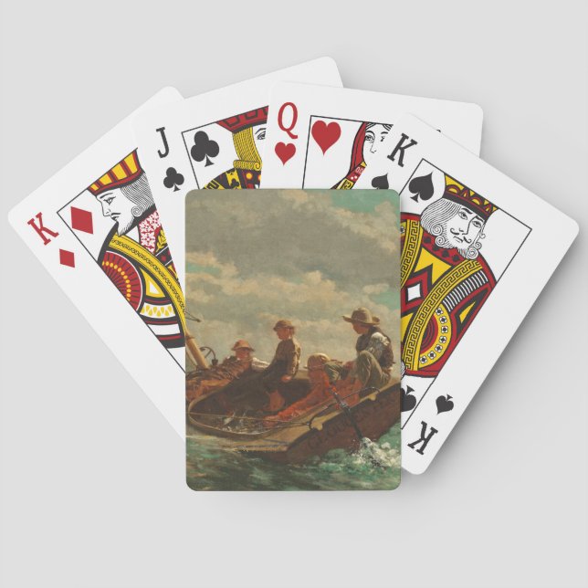 Aufbrechen (ein fairer Wind) 1873-76 Spielkarten (Rückseite)