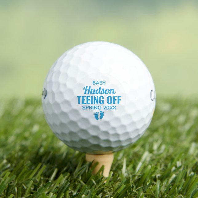 Aufdeckung der Entziehung von Baby-Boy-Geschlecht Golfball (Insitu T-Shirt)