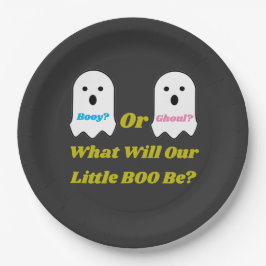 Aufdeckung des Geistergeschlechts in Booy oder Gho Pappteller