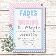 Aufdeckung des Geschlechts bei Kindern - Einladung