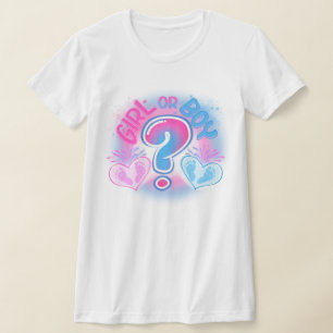 Aufdeckung des Geschlechts bei Mädchen oder Jungen T-Shirt