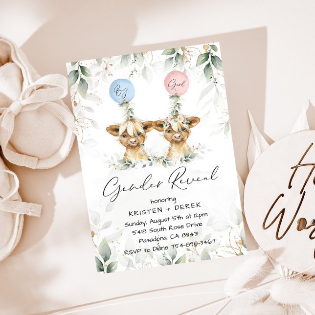 Aufdeckung des Hochlandkuhgeschlechts - Einladung (Von Creator hochgeladen)