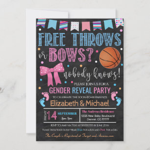 Aufdeckung einer Einladung zum Gender-Freien Throw