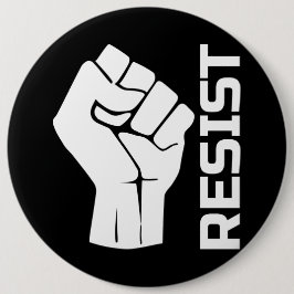 Aufenthalt mit Faust - in weiß 0002 Button