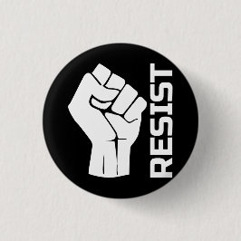 Aufenthalt mit Faust - in weiß 0002 Button