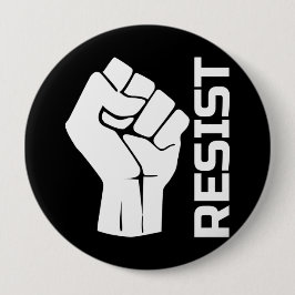 Aufenthalt mit Faust - in weiß 0002 Button