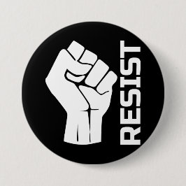 Aufenthalt mit Faust - in weiß 0002 Button
