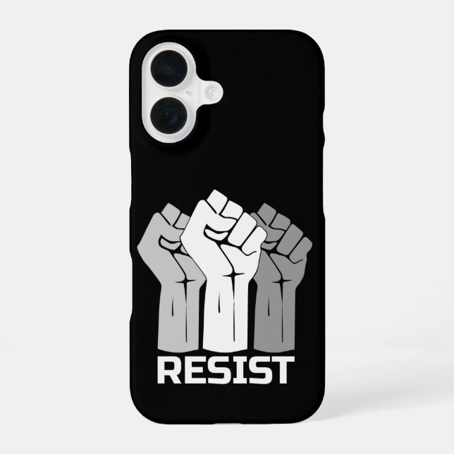 Aufenthalt mit Faust - in weiß 0003 iPhone 16 Hülle (Rückseite)