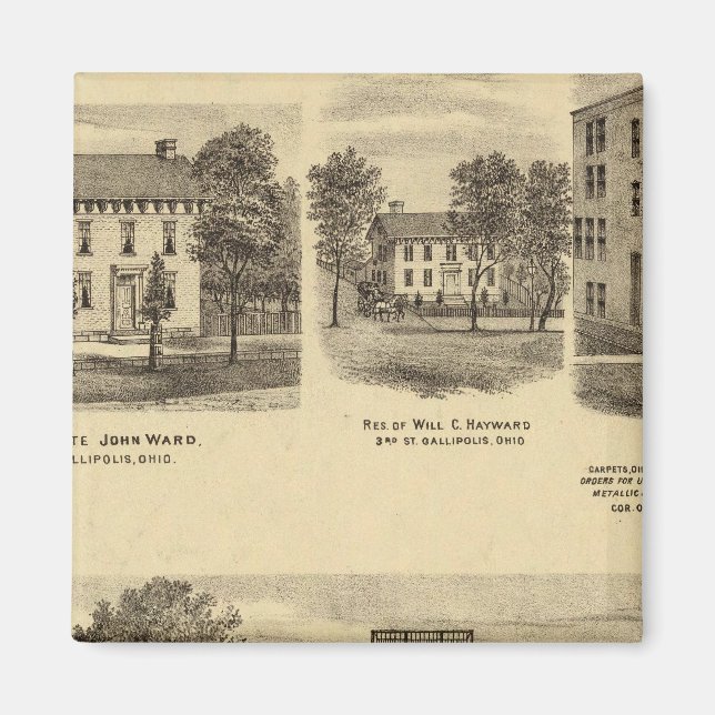 Aufenthalt von Dr. Joseph Shallcross Magnet (Vorne)