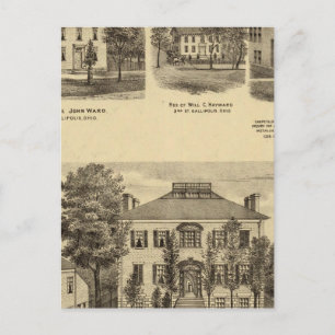 Aufenthalt von Dr. Joseph Shallcross Postkarte