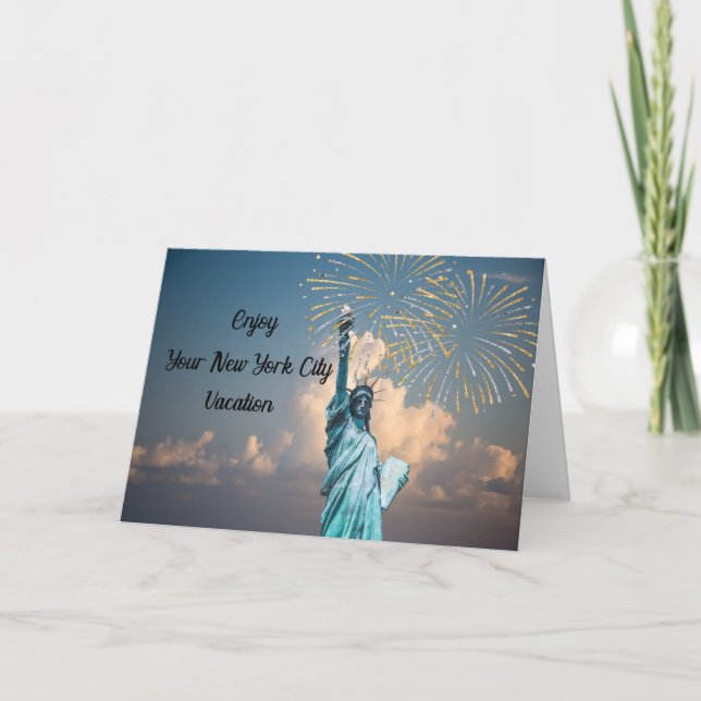 Aufenthaltskarte nach New York City Karte (Vorderseite)