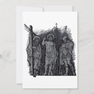 Auferstandener Christus zwischen den Heiligen Andr Einladung