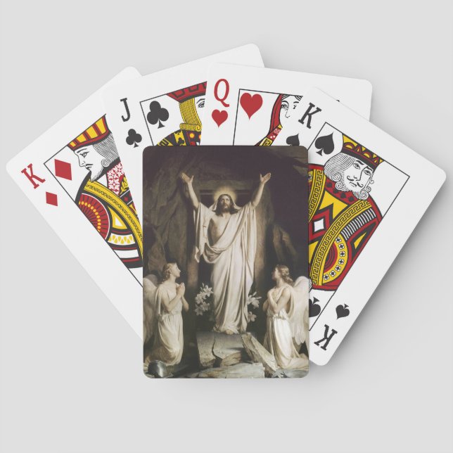 Auferstehung am Grab Spielkarten (Rückseite)