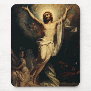 Auferstehung Christi durch Robert Wilhelm Ekman Mousepad
