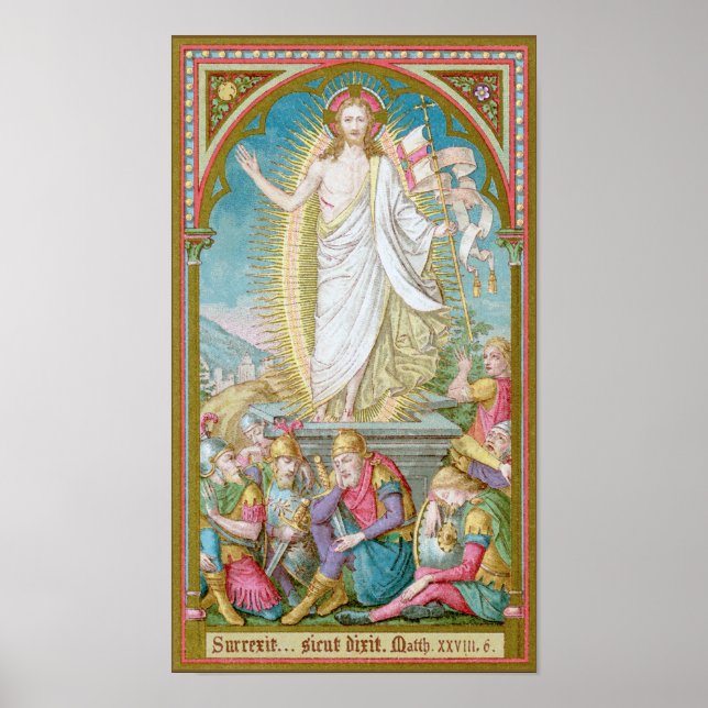 Auferstehung Christi Jesus (SAU 041) Poster (Vorne)