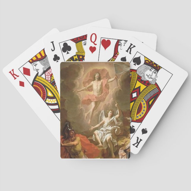 Auferstehung Christi Spielkarten (Rückseite)