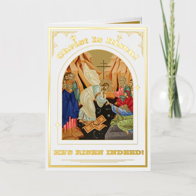 Auferstehung christlich-orthodoxer Ostern (Vorderseite)