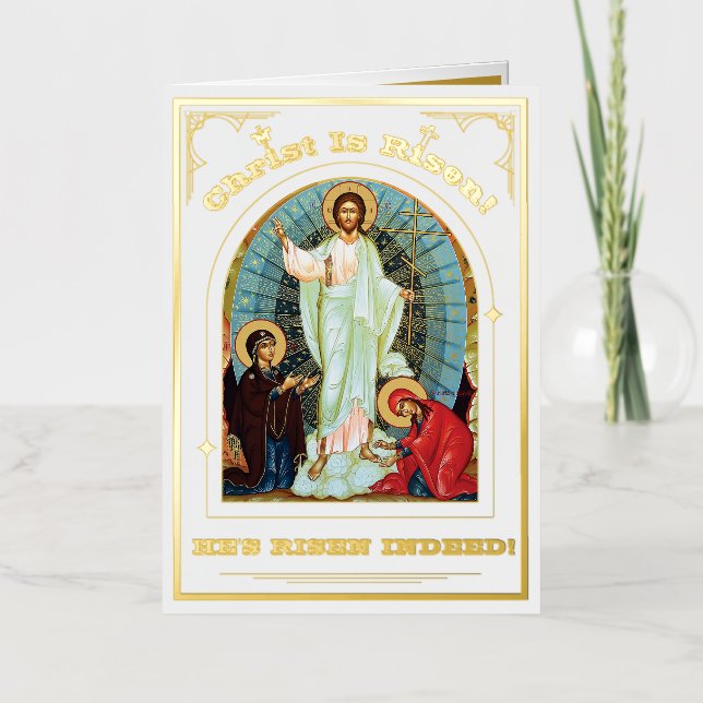 Auferstehung christlich-orthodoxer Ostern (Vorderseite)