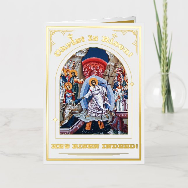 Auferstehung christlich-orthodoxer Ostern (Vorderseite)