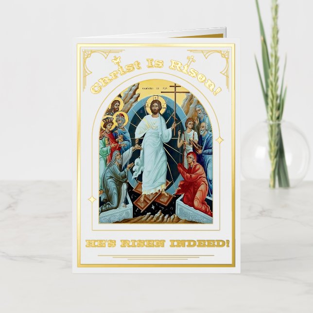 Auferstehung christlich-orthodoxer Ostern (Vorderseite)