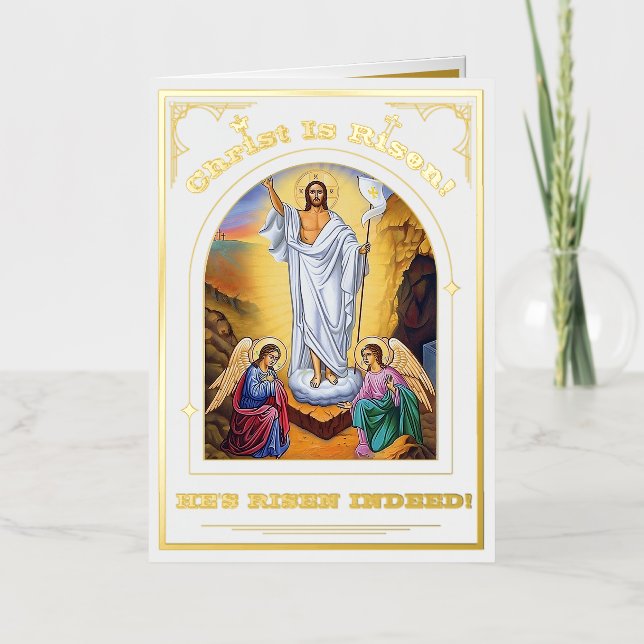 Auferstehung christlich-orthodoxer Ostern (Vorderseite)