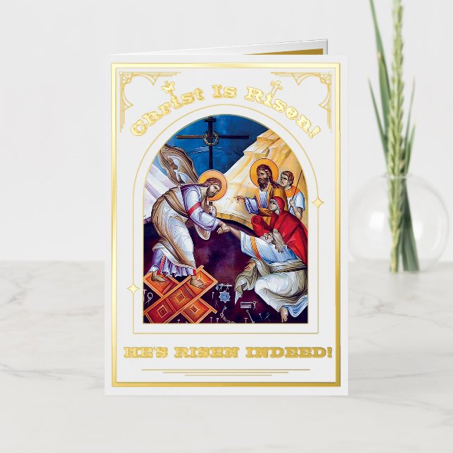 Auferstehung christlich-orthodoxer Ostern (Vorderseite)