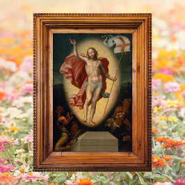 Auferstehung Christus ist auferstanden Christlich Poster