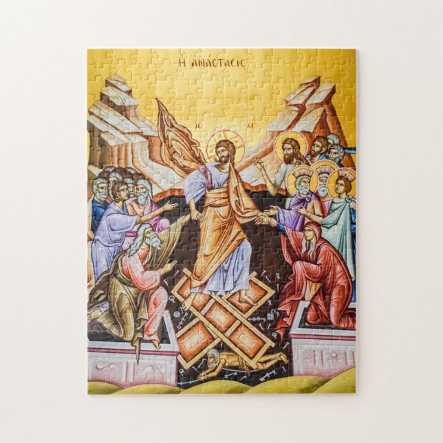Auferstehung des christlich-orthodoxen Symbols (Vertikal)