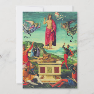 Auferstehung Jesu Christi durch Raphael Einladung