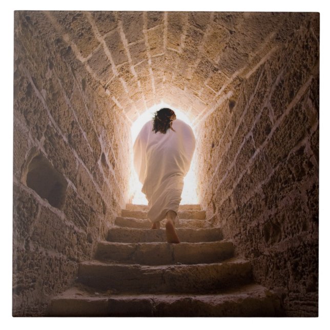 Auferstehung Jesu Christi Fliese (Vorderseite)