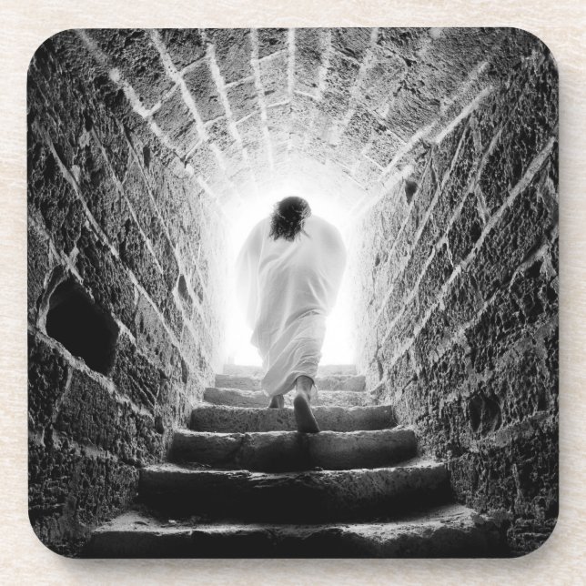 Auferstehung Jesu Christi Getränkeuntersetzer (Vorderseite)
