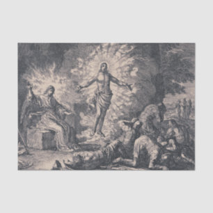 Auferstehung Jesu Christi von Jan Luyken Seidenpapier