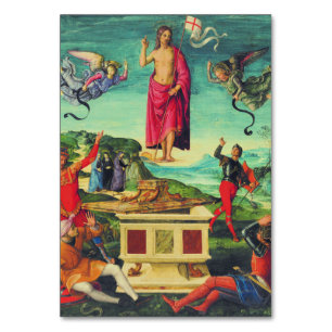 Auferstehung Jesu Christi von Raffael Tischnummer