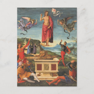Auferstehung Jesu von Raffael Postkarte