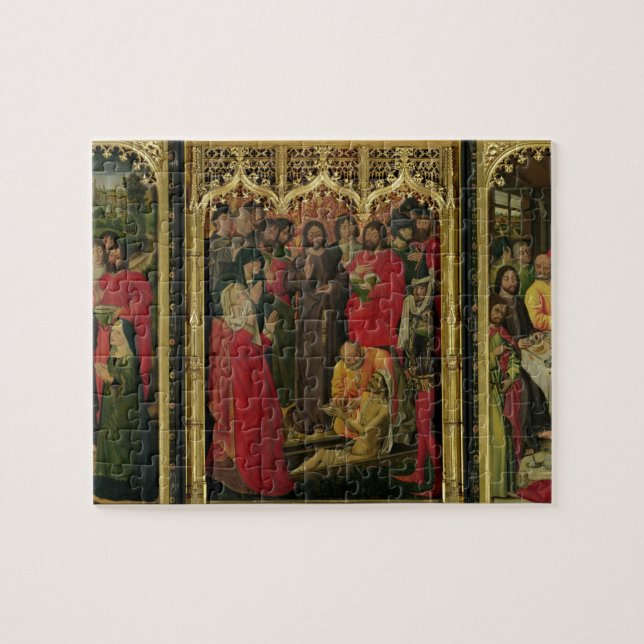 Auferstehung von Lazarus-Triptychon; Das Anheben (Horizontal)