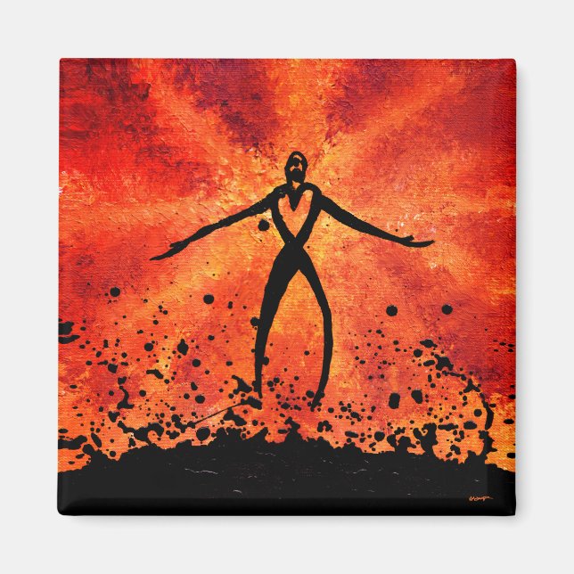 Auferstehungsmagnet Magnet (Vorne)