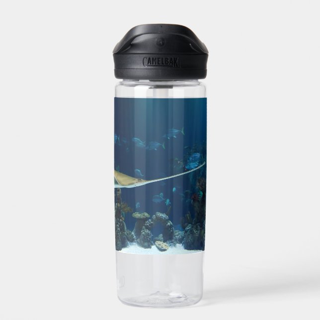 Auffallend Sawfish Unterwasser Trinkflasche (Rückseite)