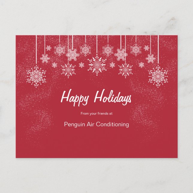 Auffallende Weihnachtspostcar Postkarte (Vorderseite)